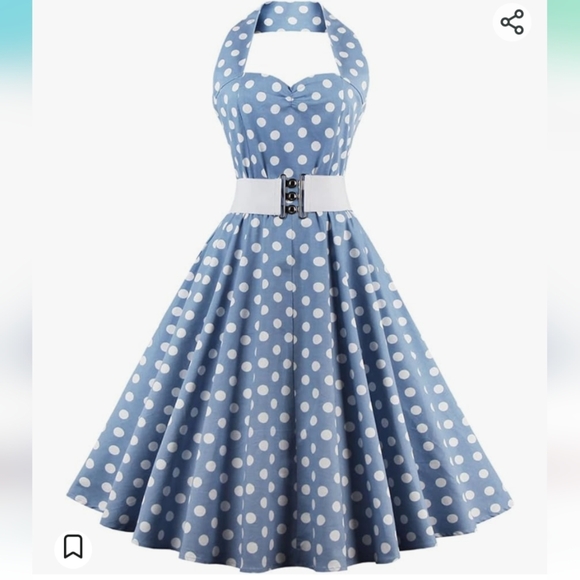Sucrefas Dresses & Skirts - Sucrefas Polkadot Vintage Inspired Dress